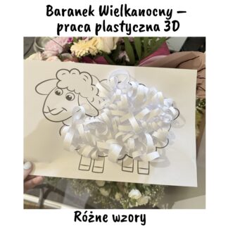 3D Easter Lamb Craft